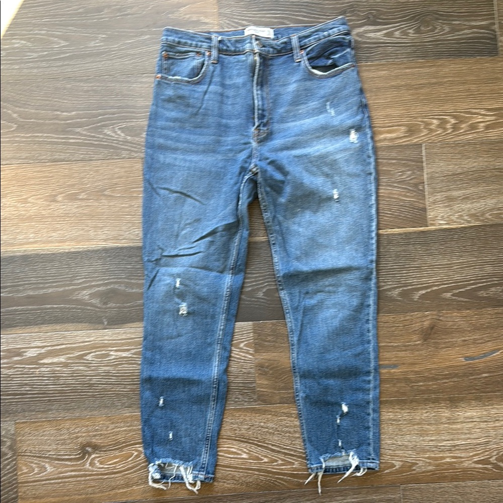 Abercrombie Women's Distressed Jeans